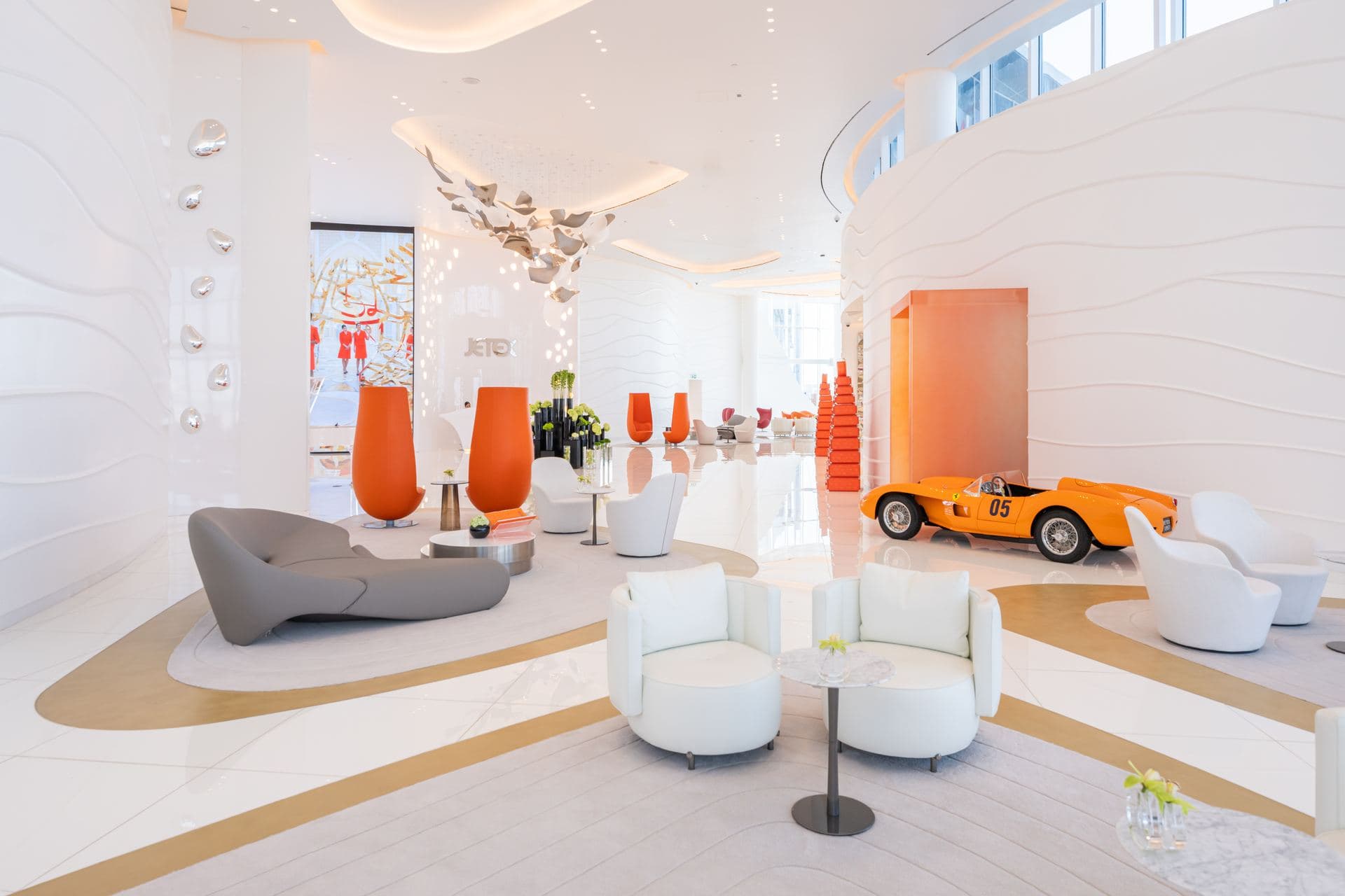 The Jetex lounge in Abu Dhabi